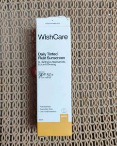 WishCare Daily Tinted Fluid Sunscreen SPF 50+