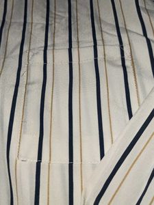Chic Striped Collared Blouse