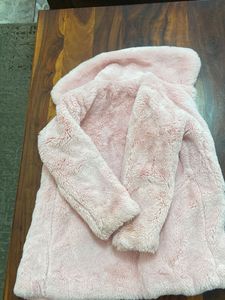 Pink Faux Fur Coat