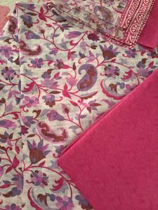 Vibrant Paisley Print Kurta Suit Material