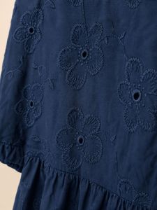 Navy Blue Tiered Maxi Dress