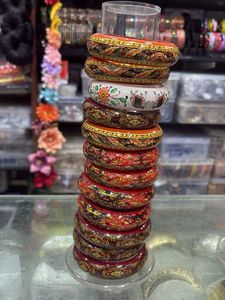 Vibrant Hand-Painted Bangle any1