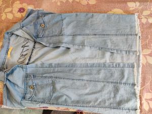 Denim Sleeveless Top