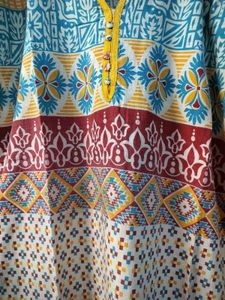 Colorful Print Dress