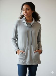 Comfy Cowl Neck Pullover