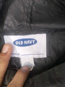Black Hooded Anorak Jacket waterproof