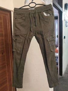 Olive Green Cargo Pants