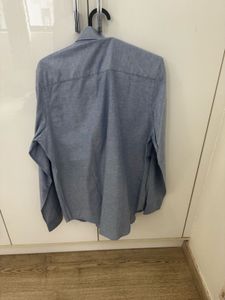 Men Semi Formal Sky Blue Shirt