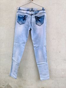 Women Lotus Light Faded Blue Jeans
