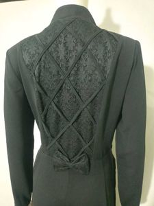 Elegant Black Maxi Dress M/L