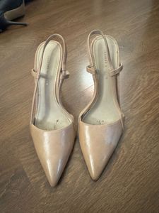 Charles & Keith Nude Heels (used)