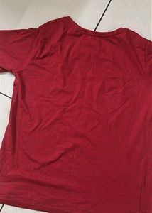 Graphic Print Red T-Shirt