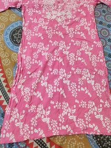 2 combo Pink Floral Print Kurta
