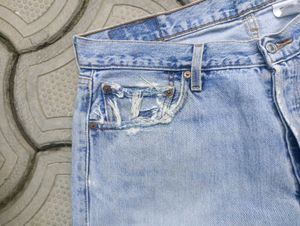 Levis Distressed Denim Jeans