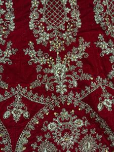 NEW BRIDAL/NON BRIDAL Red Velvet Lehenga