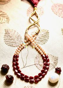 Elegant Double Strand Beaded Necklace