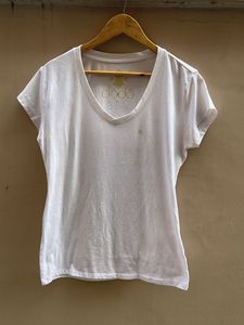 Classic White V-Neck T-Shirt