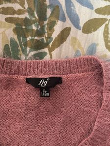 Cozy Pink Fuzzy Sweater