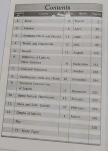 VIII Class Physical Sci T.B workbook study materia