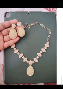 12.Elegant Necklace and Earring Set