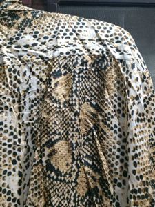Mens Snake Print Shirt