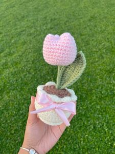 Crochet Tulip in Pot