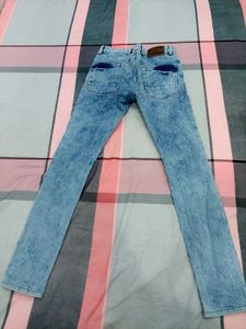 Acid Wash Ripped Jeans