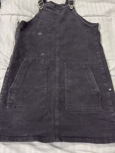Denim Pinafore Dress