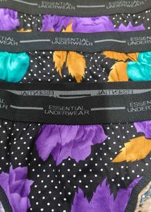 Comfortable Floral Print Panties - Pack of 4