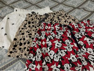 Cute Pajama Shorts Set of 3