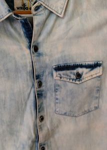 Light Wash Denim Shirt