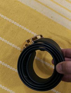 Stylish Black Leather #Belt