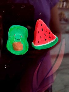Handmade Fridge Magnets - Cute Fruit Set (3 pieces