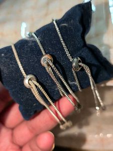 Sparkling Gemstone Bracelets Set combo of 3