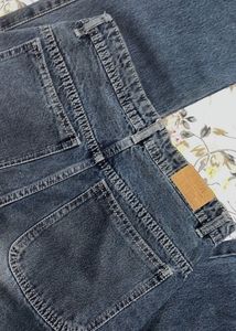 Stylish Denim Cargo Jeans charcoal