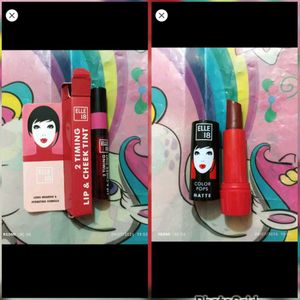 2 Timing lip and cheek tint