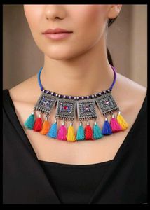 Boho Tassel Statement Necklace