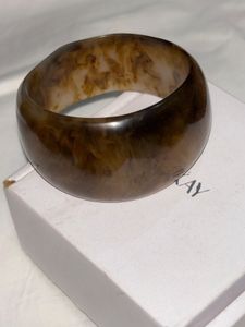Unique Brown Marbled Bangle