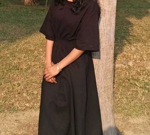 Chic Black Oversized Top