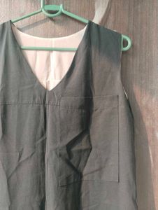 Sleeveless V-Neck Dress