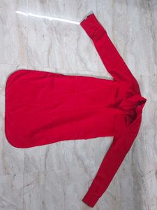 Boys Red Kurta Set
