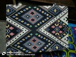 Boho Style Embroidered Hobo Bag
