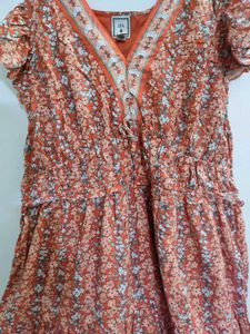 Boho Floral Print Summer Dress