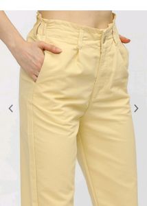 Toyko Talkies Yellow/ Beige High Waisted Regular F