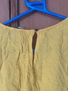 Yellow Sleeveless Top