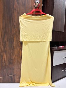 Co-ord Set Yellow Ruched