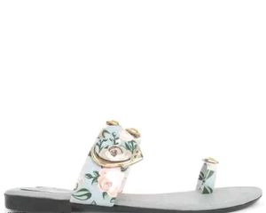 Floral Toe Ring Sandals