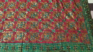 beautiful wedding wear sari with blouse