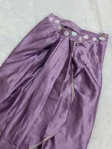 Beautiful Lavender Satin Skirt