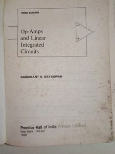 Op Amps&amp;Linear Integrated Circuits
